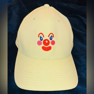 Happy Clown Face Yellow Neon Pastel SnapBack Baseball Hat Cap